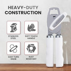 Manual Can Opener Heavy Duty Patented Stainless Steel, White - view 3