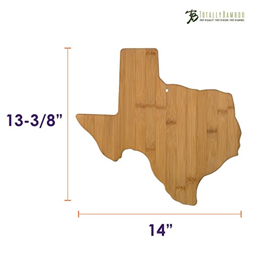 Texas State Shaped Bamboo Serving & Cutting Board - view 3
