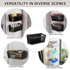 2Pcs Magnetic Spice Rack for Refrigerator, Black Magnetic Shelves - view 4