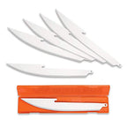 3.5" RazorSafe Replacement 5.0" Boning/Fillet Knife Blades - 6 Pieces plus Blade Storage Box