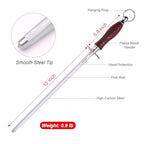 12" Professional Knife Sharpener Fine Honing Rod - view 2