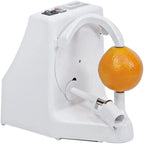 Pelamatic - Automatic Orange Peeler Pro | Peels 3 Fruits/Vegetables Per Minute | Electric Apple/Orange/Potato Peeler | Rust-Resistant, Easy Cleanup, White, One Size, Plastic