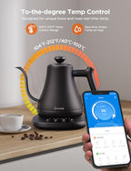 Smart Electric Kettle, WiFi Variable Temperature Gooseneck Tea Kettle - view 4