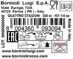 Bormioli Rocco Quattro Stagioni Maxi Collection - Gallon Jar - 3.78 Liter (128 oz.)