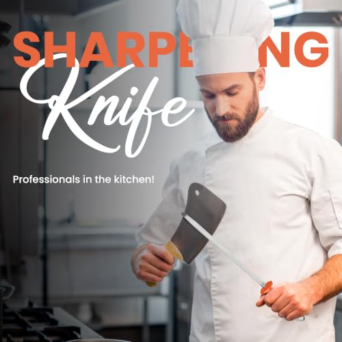 Knife Sharpener Rod 12 Inch Honing Rod for Sharpening - view 6