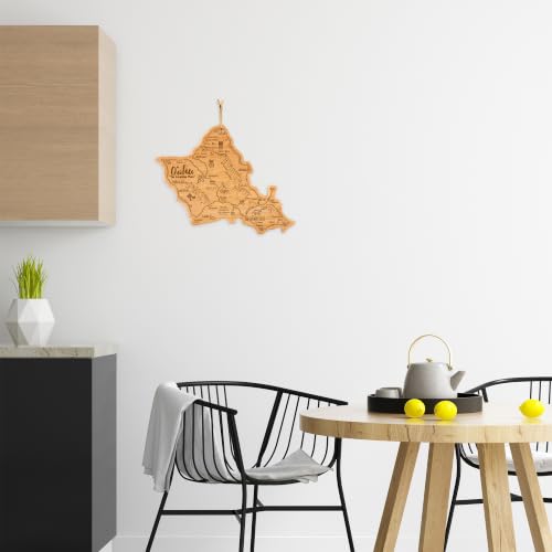 Destination Oahu Serving and Cutting Board, Includes Hang Tie for Wall Display - view 5
