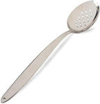Chef Kunz Serving Spoon Perforated XL | 12 Inch Premium Food-Grade 18/10 Stainless Steel | Large Cooking Spoon | Chef Spoons with Ergonomic Long Handle