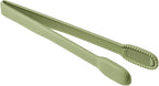 carrotez Silicone Cooking Kitchen Tongs, Anti-Slip,Non-Scratch Serving Tongs 9.25 Inches - Sage Green