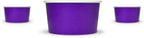 UNIQ 1000-Count 4 oz Paper Ice Cream Cups Purple Color | Perfect for Halloween, Holidays & Parties | Small Disposable Food & Dessert Bowls | Frozen Dessert Supplies