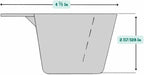 5 Oz. (2/3 Cup | 150 mL) Scoop for Measuring Coffee, Pet Food, Grains, Protein, Spices and Other Dry Goods (Pack of 5)