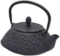 Cast Iron Malaysia Teapot, 0.8 litres, Enamel Interior, Induction Safe