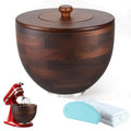 Premium Wood Mixing Bowl for K45 KSM150, 4.5&5 Qt Tilt-Head Models