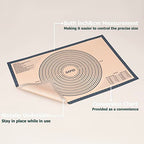 Thick Silicone Pastry Mat Baking Dough Rolling Extra Large 24" x 36" - view 4
