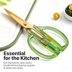 Kitchen Shears Scissors&Sharp Scissors, 7.7inch Cooking Scissor-Meat and Poultry Shears, Dishwasher Safe, Acrylic Handel Scissors All Purpose Stainless Steel Utility Scissor - view 4