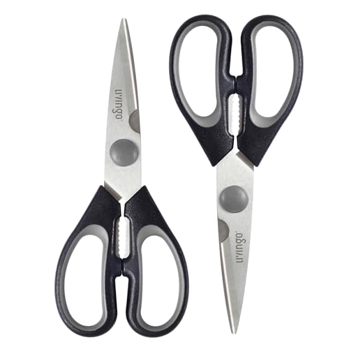 7.5 Inch Kitchen Scissors Heavy Duty Food Shears 2 Pack
