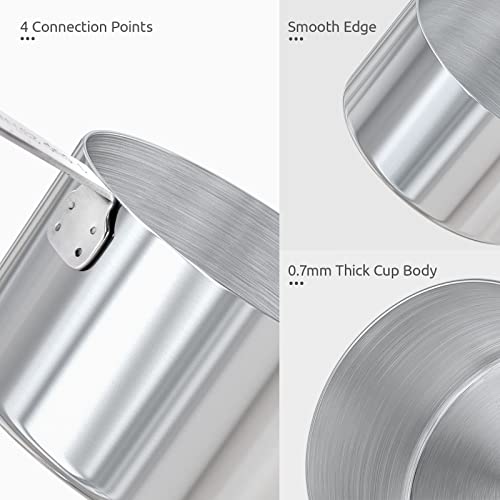 Measuring Cups Spoons Set, 18/8 Stainless Steel, 10Pc/Midnight Blue - view 5