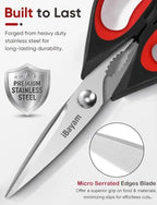 Kitchen Scissors Shears All Purpose Heavy Duty, Protective Sheath - view 2