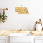 Destination Nebraska State Shaped Cutting Board - view 3