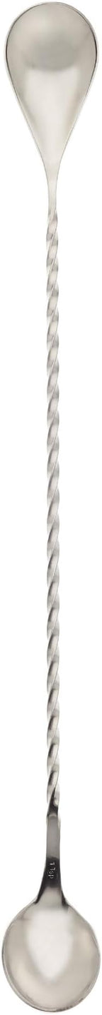 Barfly Bar Spoon with Teaspoon End, 12 1/4" (31.1 cm), Stainless Steel