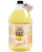 Cutting Board Oil - Food Grade Mineral Oil for Wood Cutting Board - Scented with Orange and Lemon Essential Oils - Butcher Block Conditioner - Restores All Wood - Made in USA, 1 Gallon