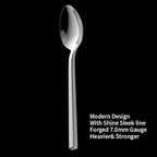 Alata Cube 45-Piece Forged Stainless Steel Flatware Set Cutlery Set,Service for 8,Silver Finish,Dishwasher Safe