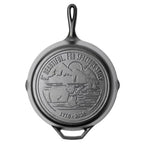 Pre-Seasoned Cast Iron Skillet, 12 Inches, Spacious Skies