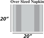 Urban Villa Cloth Napkins 100% Cotton Dinner Napkins Highly Absorbent 20x20 Inches (Set of 12) Multi Color Buffalo Checks Reusable Washable Soft Durable Premium Napkins Ideal for Home Wedding Parties