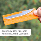 3.5" RazorSafe Replacement 5.0" Boning/Fillet Knife Blades - 6 Pieces plus Blade Storage Box - view 6