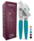 Heavy Duty Manual Can Opener with Magnetic Lid Lifter, Teal