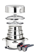 A10-360L-IND 10 Piece Stainless Steel Nesting Cookware Set