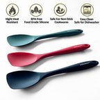 Silicone Spatula Spoon Set, 11 IN, Assorted, Spoonula Heat Resistant - view 2