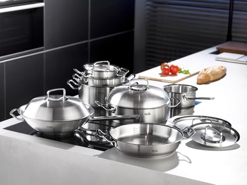 Original-Profi Collection Stainless Steel 9.6 Quart Tall Stock Pot with Metal Lid - view 2
