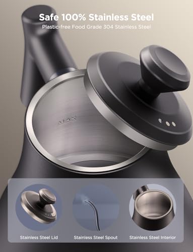 Smart Electric Kettle, WiFi Variable Temperature Gooseneck Tea Kettle - view 5