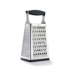 Stainless Steel Cheese Grater with Handle, 4 Sided Box Grater for Kitchen, Ginger Grater Dishwasher Safe, Fruit and Vegetables Slicer, Cheese Shredder for Potato, Chocolate, Parmesan, Ginger
