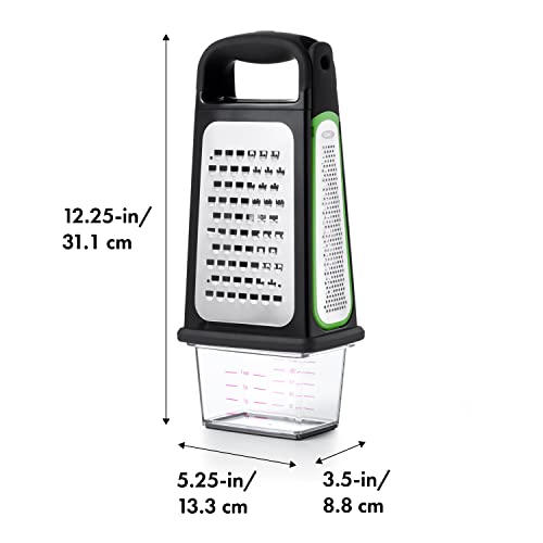 Good Grips Etched Box Grater with Removable Zester - view 3