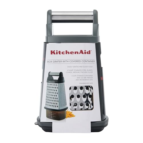 Gourmet Box Grater, Charcoal Gray, 10 Inch - view 4
