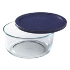 7203 7-Cup Glass Bowls and 7402-PC Blue Lids (2-Pack) - Made in USA - view 2