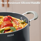 10QT Non Stick Stock Pot with Lid, Ceramic Large Cooking Pot for Soup - view 3