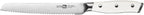 Klaus Meyer Stahl High Carbon Exclusive German Steel 6 inch Utility Serrated Knife (White)