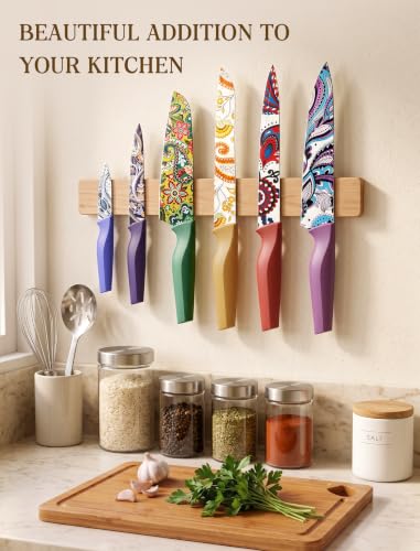 Paisley Pattern Knife Set with Cover - view 6