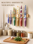 Paisley Pattern Knife Set with Cover - view 6