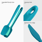 Silicone Spoon Spatula Set of 3, 600°F Heat Resistant, Multicolor - view 6