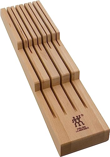 8-Slot In Drawer Knife Block, Beechwood