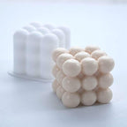 DIY 3D Candle Mold Handmade Aromatherapy Soy Wax Candle Silicone Mold Plaster Candles Mould UV Epoxy Resin Soap Molds (1 Big Cavity)
