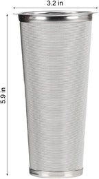 MODERNJOE'S Premium Cold Brew Coffee Filter for 1 Quart Wide Mouth Mason Jars. Cold Brew Coffee Maker. Perfect for Iced Coffee and Tea. Heavy Duty Gauge 100 Micron Mesh 304 Stainless Steel