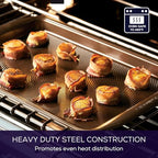 Nonstick Bakeware Set with Nonstick Cookie Sheet, Bread Pan, Bakings Pan and Cake Pans - 5 Piece, Chocolate Brown - view 5
