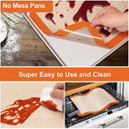 Silicone Baking Mat Sheets Set, Easy Clean &Non-Stick Food Grade Reusable Baking Mat, 2 Half Sheet Baking Mats Silicone for Oven, Macarons, Cookies and Pastry - view 2