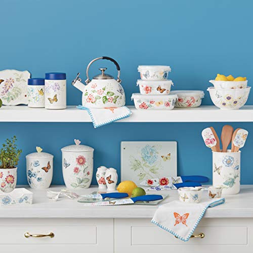 Butterfly Meadow Porcelain Utensil Holder, 4-Piece - view 2