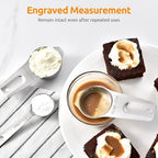 Measuring Cups and Spoons, 18/8 Stainless Steel Measure Set of 12 - view 4