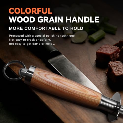 Knife Sharpener Rod German High Carbon Steel Honing Rod, 10'' - view 7